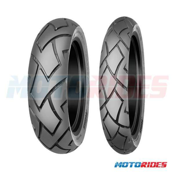 Combo de pneus Mitas Terra Force-R 100/90-19 + 130/80-17